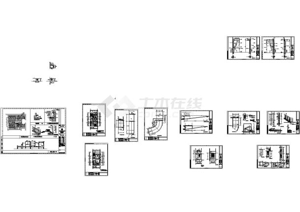 绍兴市工商银行全套建筑设计CAD施工图-图一