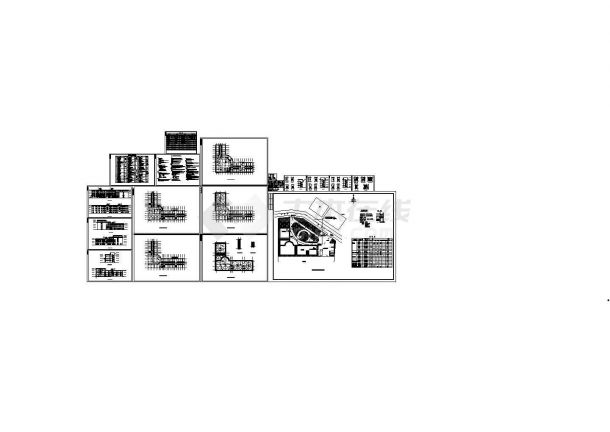 某四层砖混结构宾馆（6647.93㎡）设计cad全套建筑施工图纸（含设计说明）-图二
