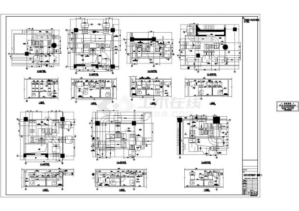 [成都]大型综合性购物中心空调通风设计施工cad图纸(大院设计 知名项目 23万平)-图一