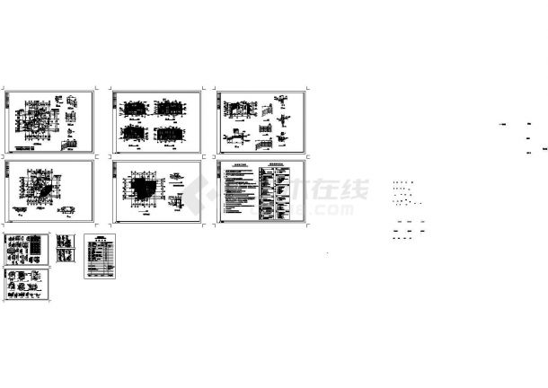 某二层砖混结构私人小别墅设计cad全套建筑施工图纸（含设计说明）-图一