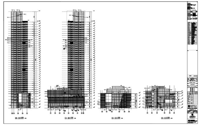 华润置地·万象城商业综合楼立面图CAD图.dwg_图1