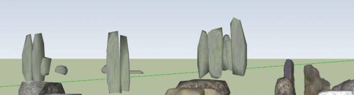 石景景石石头立体设计su模型_图1