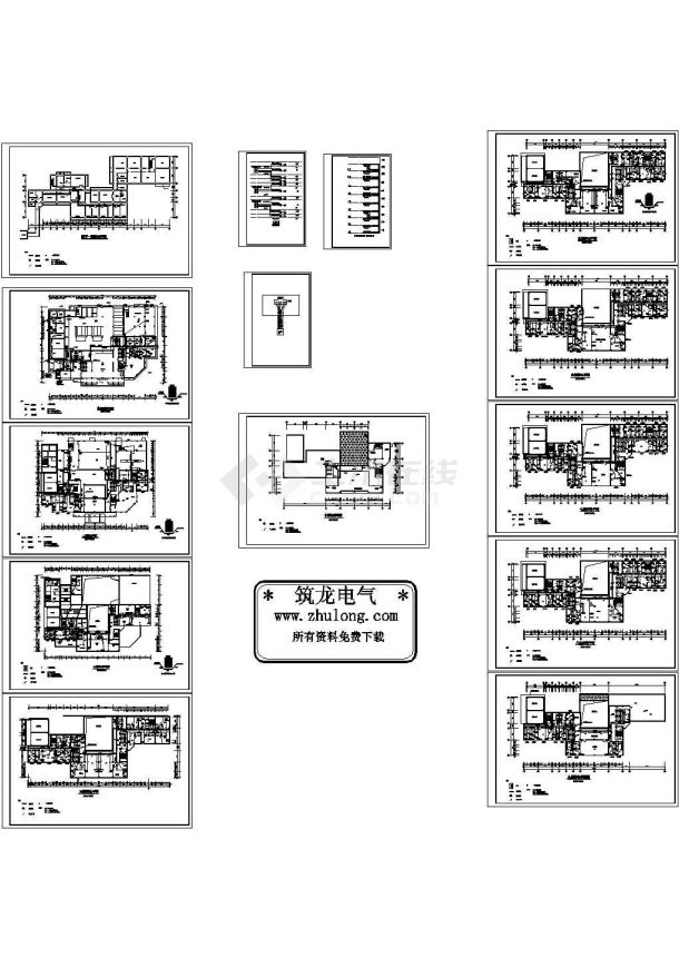 办公楼设计_某办公楼综合布线设计全套图，14张图纸。-图一