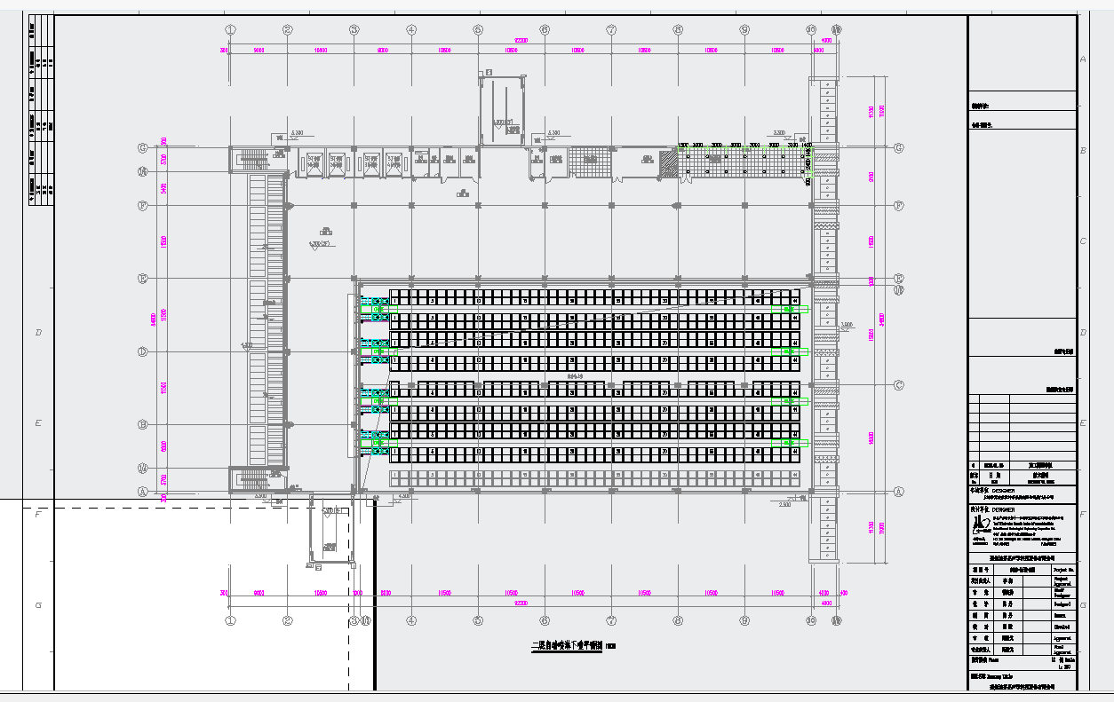 某地广东科技产业园工程多层仓库建筑施工图给排水CAD图纸