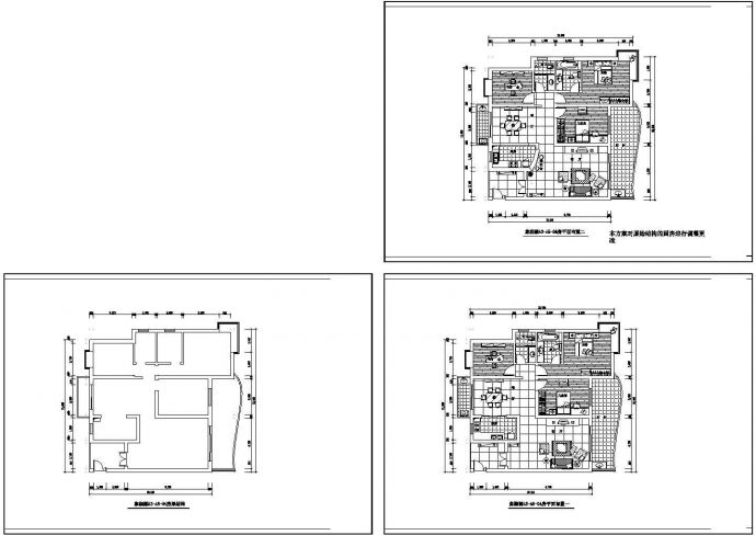 小户型欧式住宅室内装饰设计施工图_图1