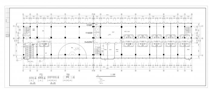 某六层酒店图纸设计cad建筑专业_图1