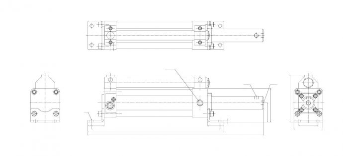 某某建筑DHA-78钢结构平面图CAD图_图1