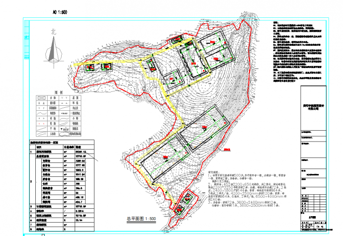 某地蜂岩牧农生态养殖场总平面规划CAD图纸_图1