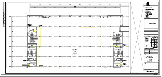 工业厂房-电气-生产用房(大)15三层-电力配电平面图_图1
