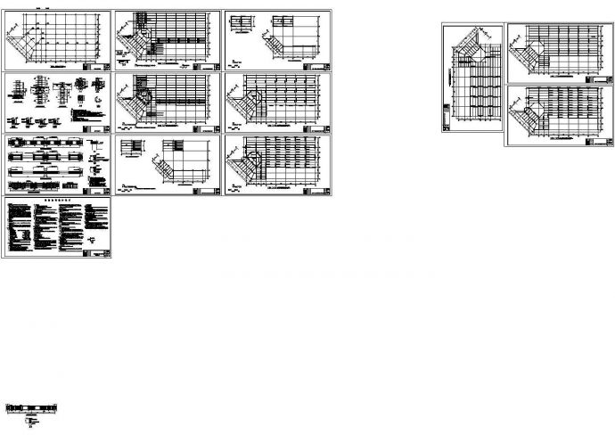 某火车站站房加固改造结构设计CAD图纸_图1