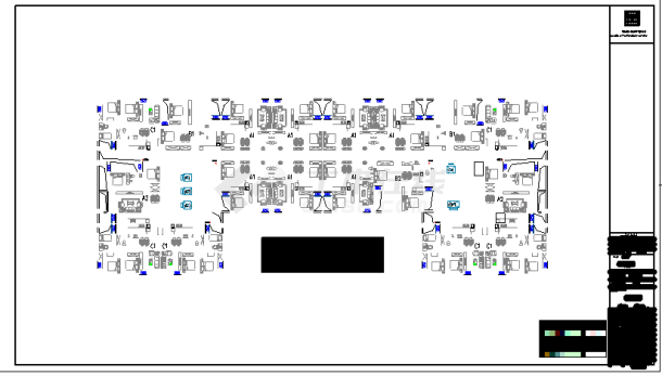 某商贸城公寓建筑CAD图-图一