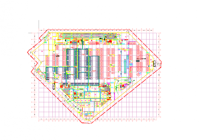 某地商业综合楼综合体电气图地下CAD图纸_图1