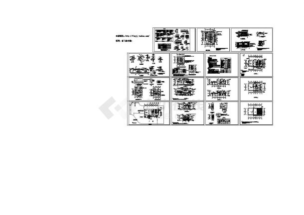 二层380平米框架结构市公厕及垃圾站建筑施工图纸-图二