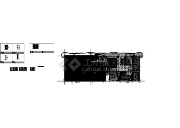 高层3居室样板房全套CAD施工图-图一