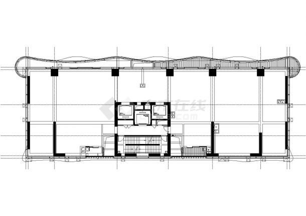 高层3居室样板房全套CAD施工图-图二