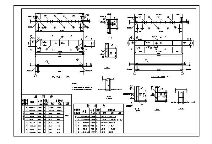 60x18m单层钢架结构厂房CAD结施方案详图_图1