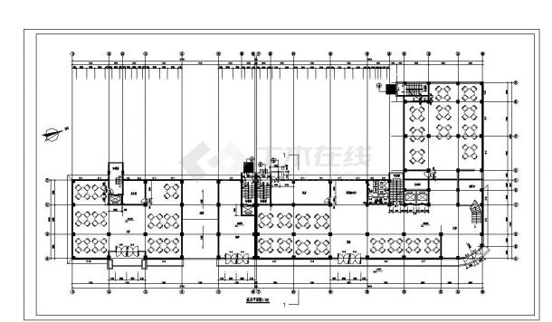 十三层綜合楼CAD设计图-图一