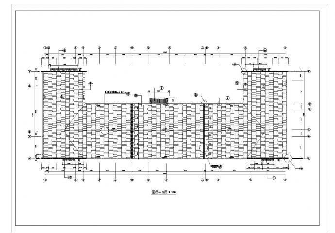 观光农业园餐厅扩展工程建筑施工设计CAD图_图1