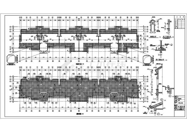 艳澜香堤7层9多层住宅含人防地下室建筑设计施工图-图二