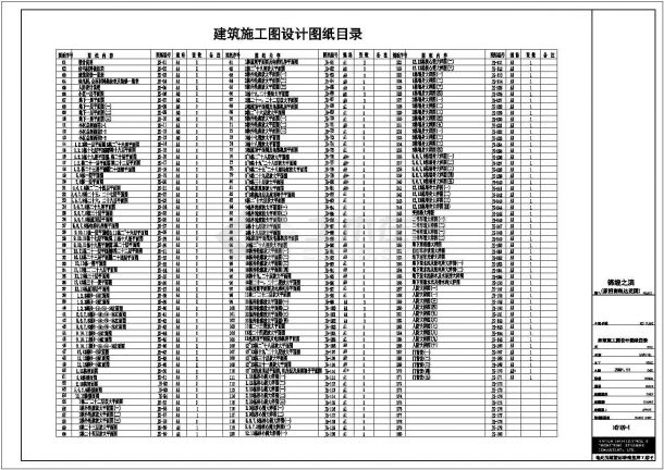 某高档小区住宅楼建筑设计施工图-图一