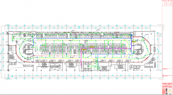 某地江苏某商业综合体及配套电气4栋弱电施工图CAD图纸-图一