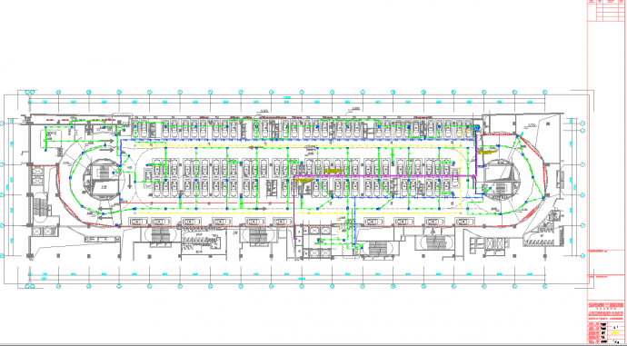 某地江苏某商业综合体及配套电气4栋弱电施工图CAD图纸_图1