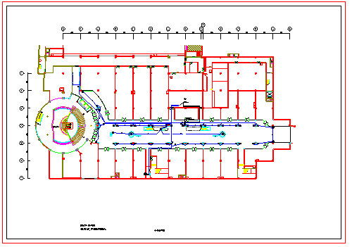 某商场公共空间电气平面图（包含施工说明）_图1