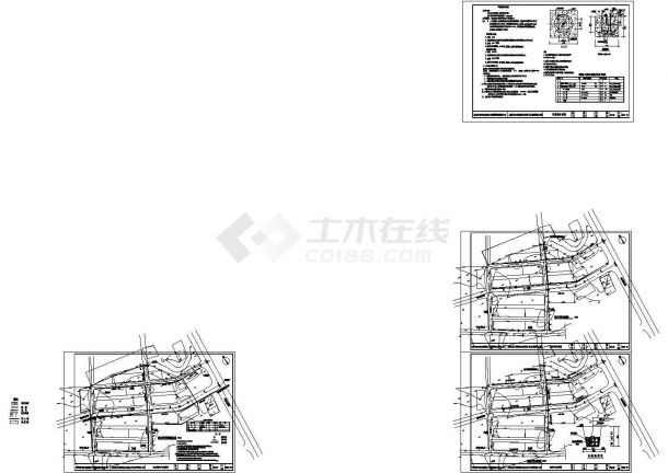 [重庆]小区道路设计全套图纸-图一