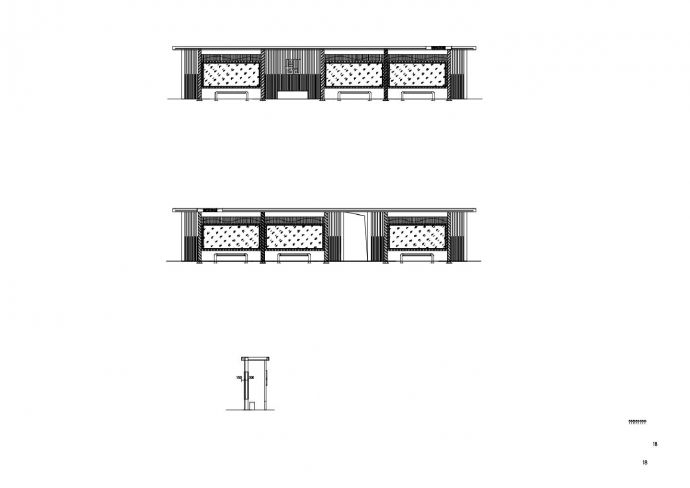 后宅城市公交站改造工程--建筑设计图（2022.09）_图1