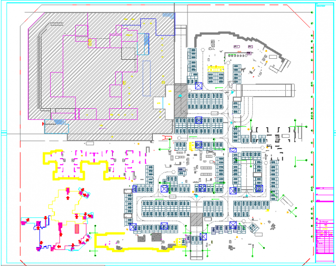 某市中心住宅小区地下室给排水施工图详图_图1