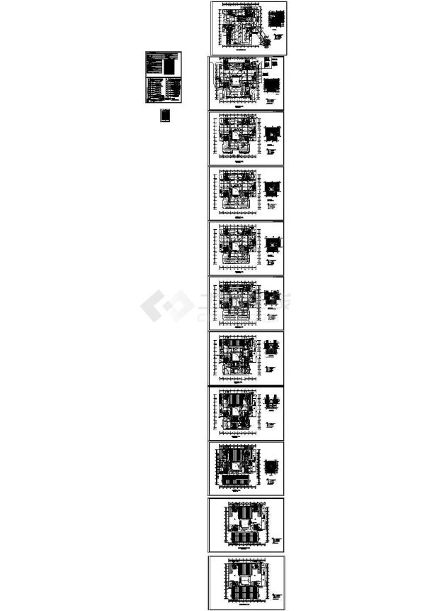 [黑龙江]时代广场商业区电气施工图（甲级院设计）-图一