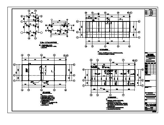 某幼儿园CAD平面结构图_图1