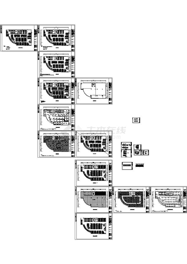 某个网吧的建筑装修CAD施工图-图一