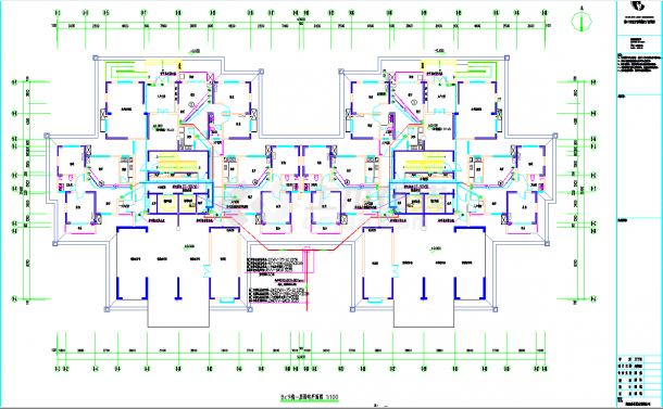 某地海南高层住宅电气施工图Bc块B9电气施工图CAD图纸-图一