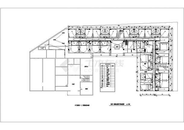 某酒店客房综合布线图纸-图一
