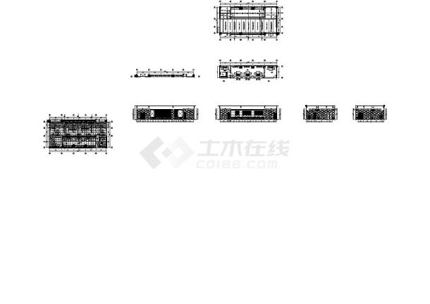 浏河镇财税局办公室装修设计施工图-图二