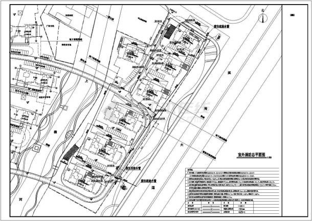 [广东]城中村改造工程给排水消防设计CAD施工图（甲级设计院 2015最新设计）-图二