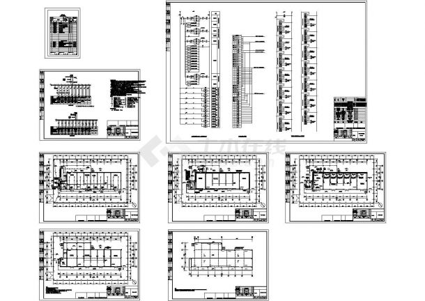 丙稀站房电气设计全套CAD设计图-图一