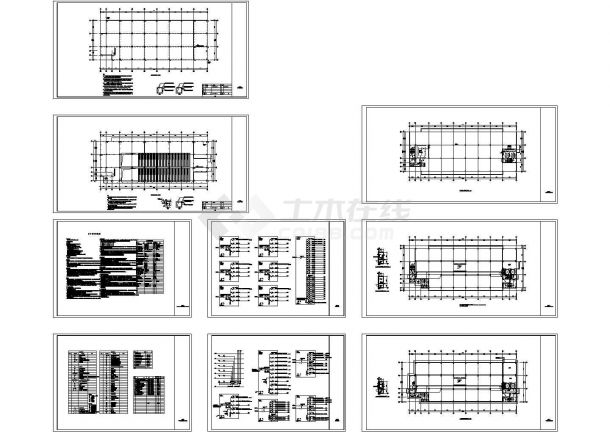 标准多层工业厂房强电气CAD设计图-图一