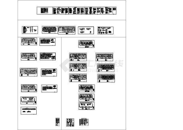 18层剪力墙商住楼全套施工图（含建筑、结构、水电暖）-图二