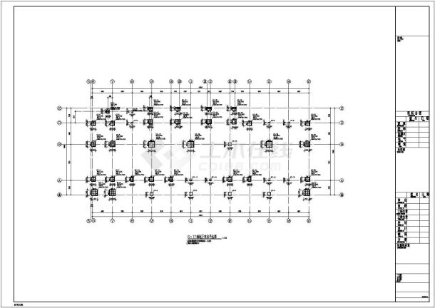 4739平方米地下一层地上六层框架住宅楼设计图及投标文件编制-图二