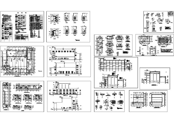 某集中供热站设计cad全套建筑施工图（含设计说明）_图1
