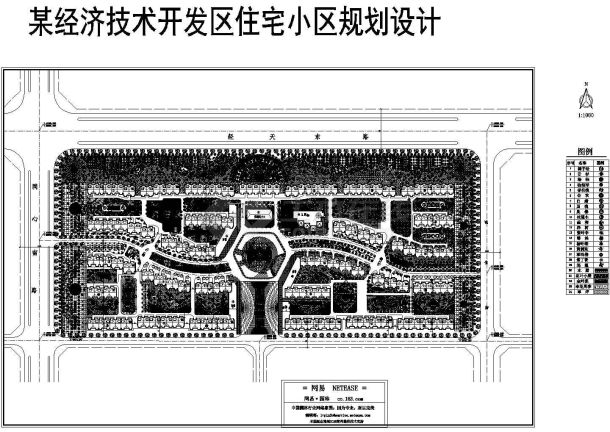 某住宅小区规划绿化设计图-图二