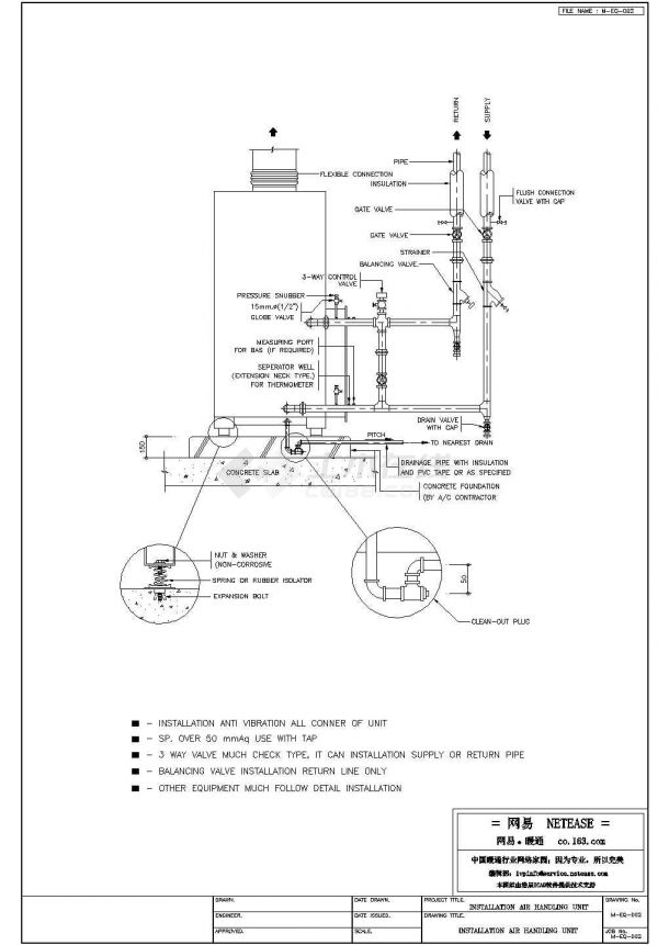 柜式空调机组配管图-图二
