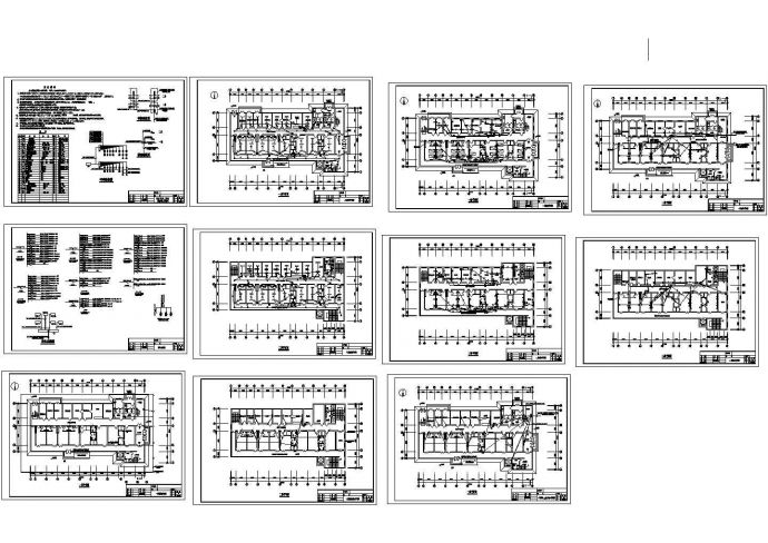 某传染病医院电气设计施工图_图1