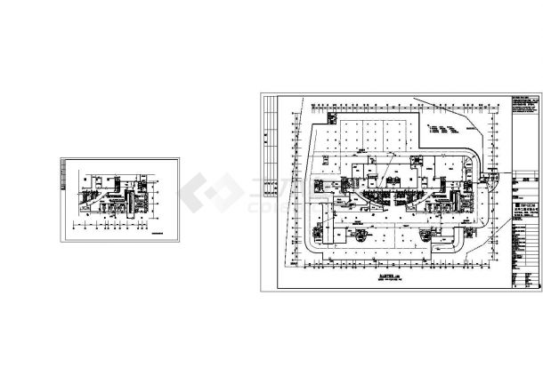 五星级酒店电气CAD设计图-图一