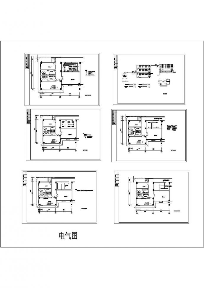 工业园机房工程电气设计施工图_图1