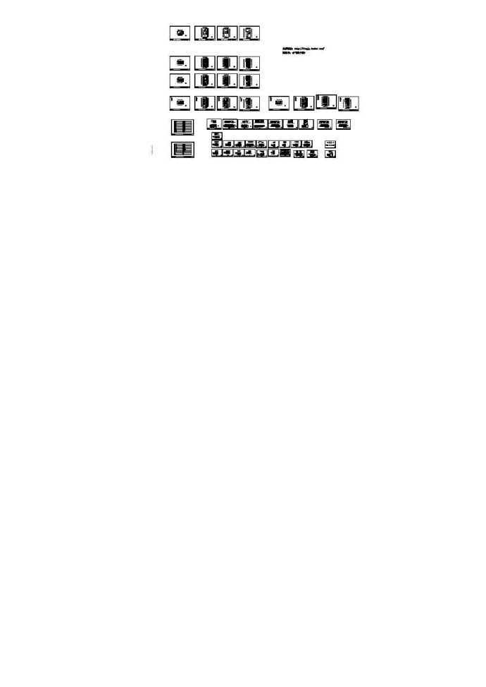 中西结合现代风格住宅楼全套设计cad图纸_图1