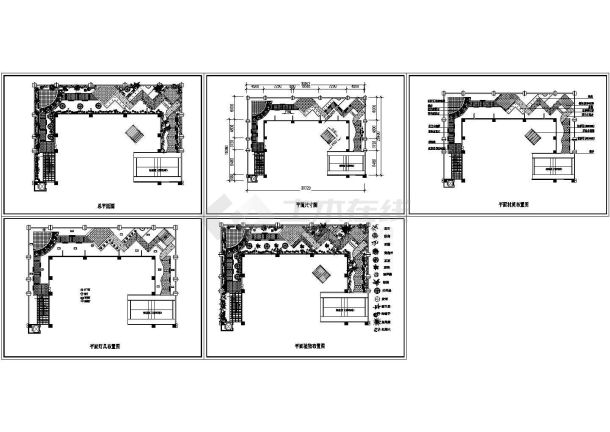 某屋顶花园平面设计CAD图纸方案-图一