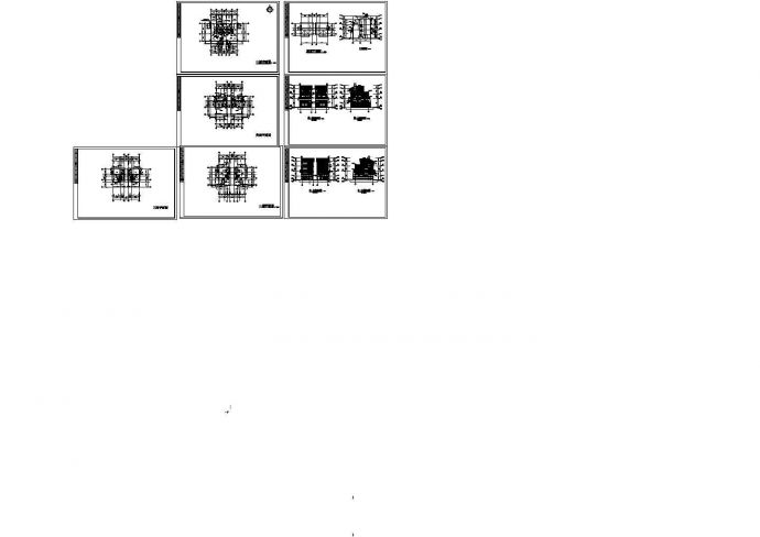 某三层双联别墅建筑设计详图CAD设计_图1